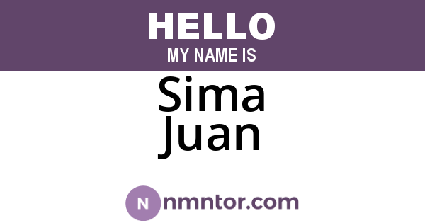 Sima Juan