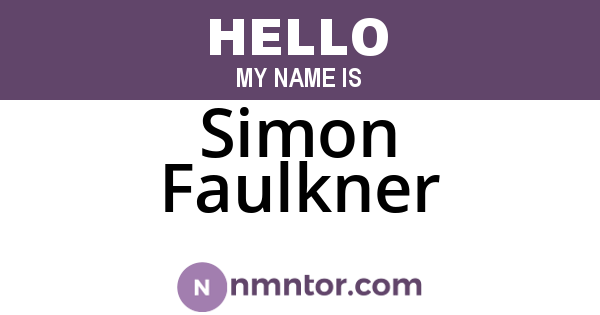 Simon Faulkner