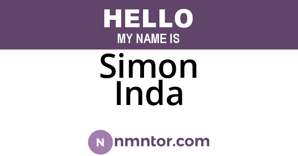 Simon Inda