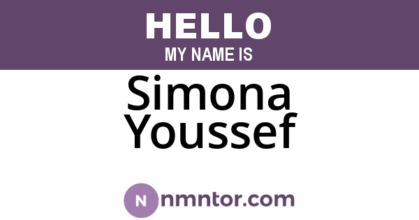 Simona Youssef