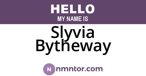 Slyvia Bytheway