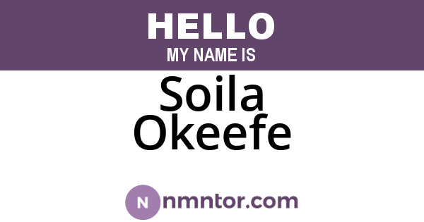 Soila Okeefe