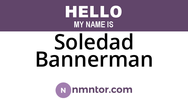 Soledad Bannerman