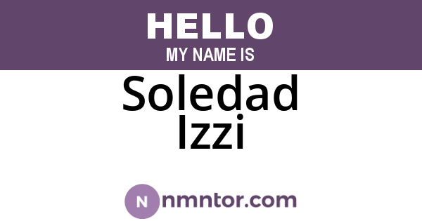 Soledad Izzi