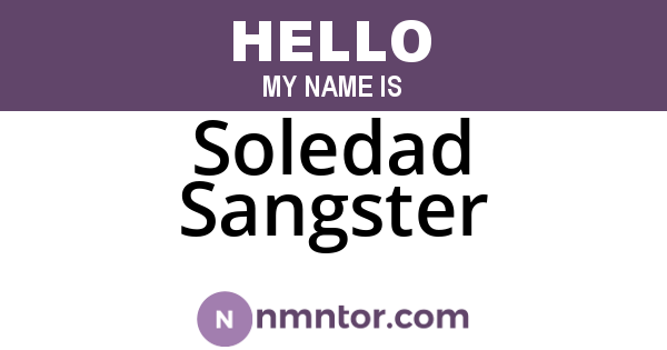 Soledad Sangster