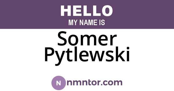 Somer Pytlewski