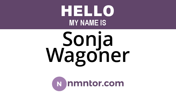 Sonja Wagoner