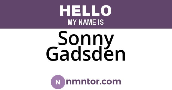 Sonny Gadsden