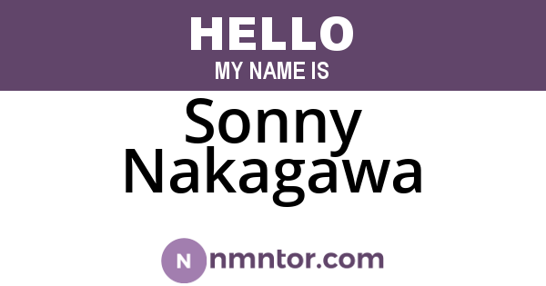 Sonny Nakagawa