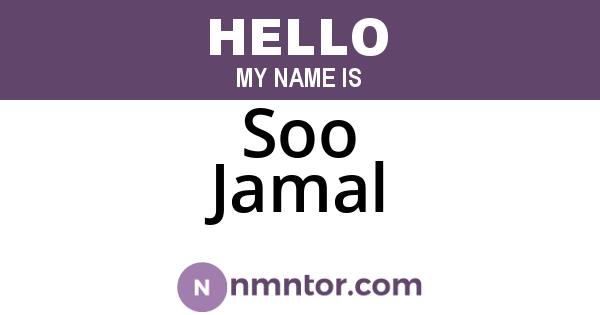 Soo Jamal