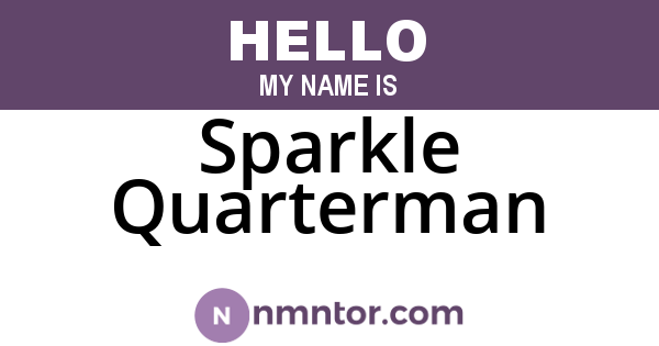 Sparkle Quarterman