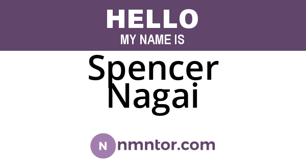 Spencer Nagai