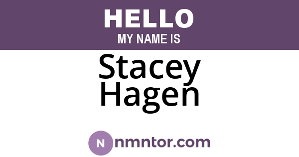 Stacey Hagen
