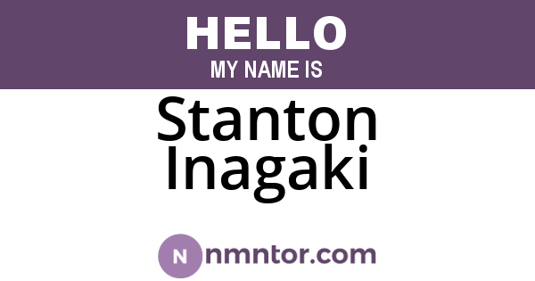 Stanton Inagaki