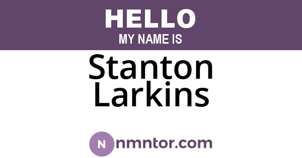Stanton Larkins