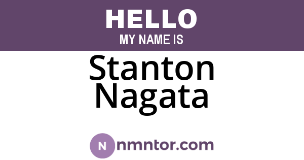 Stanton Nagata