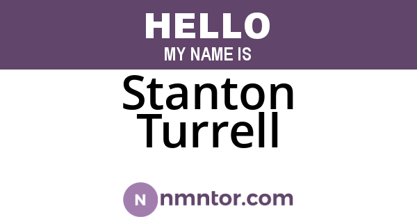 Stanton Turrell