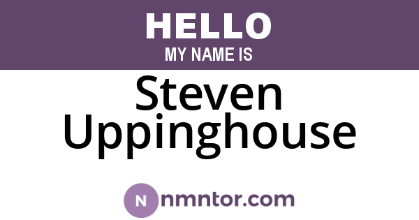 Steven Uppinghouse