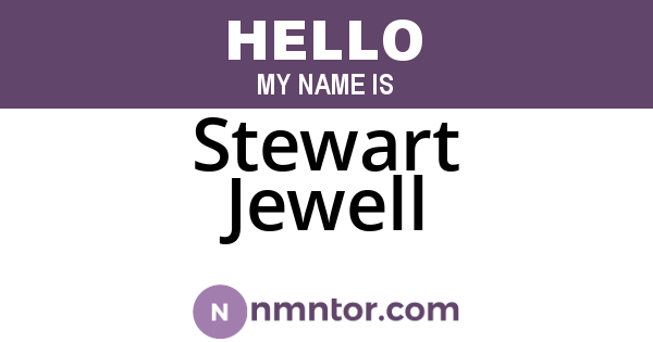 Stewart Jewell