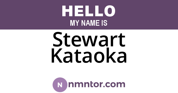 Stewart Kataoka