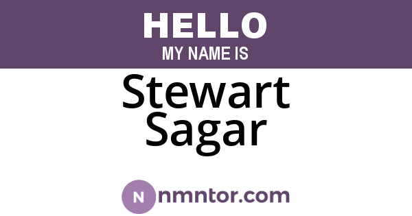 Stewart Sagar