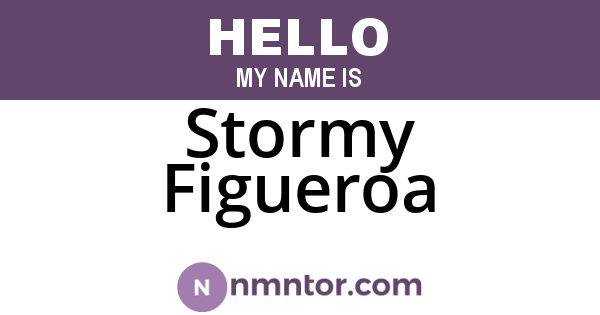 Stormy Figueroa