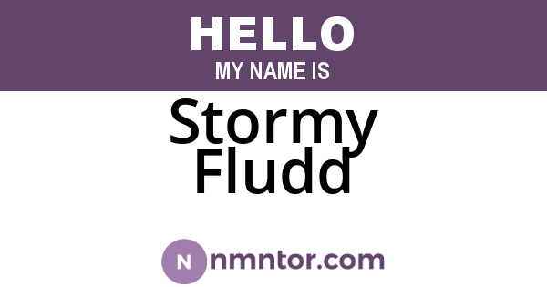 Stormy Fludd