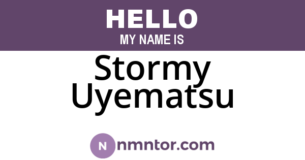 Stormy Uyematsu
