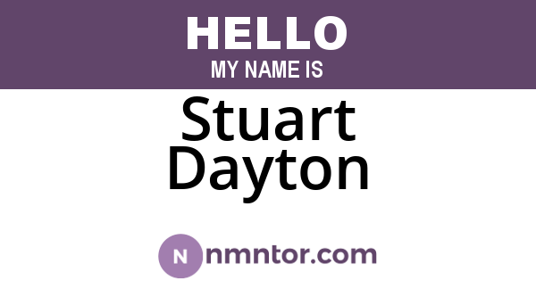 Stuart Dayton