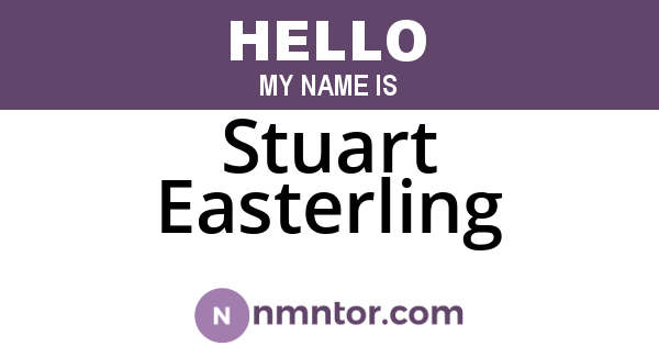 Stuart Easterling