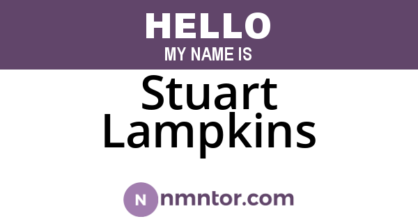 Stuart Lampkins