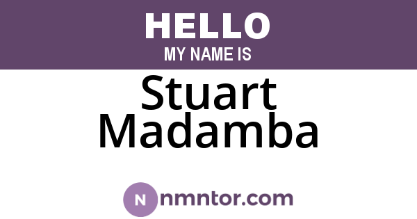 Stuart Madamba