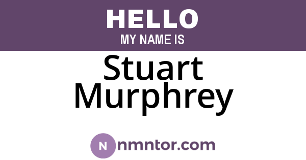 Stuart Murphrey