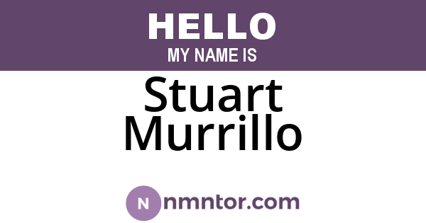 Stuart Murrillo