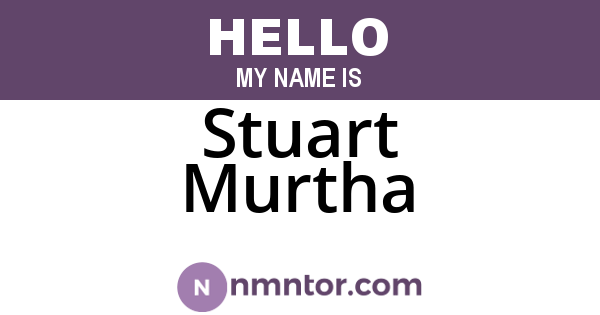Stuart Murtha