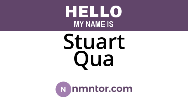Stuart Qua