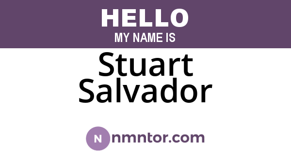 Stuart Salvador
