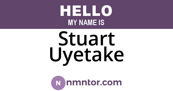 Stuart Uyetake