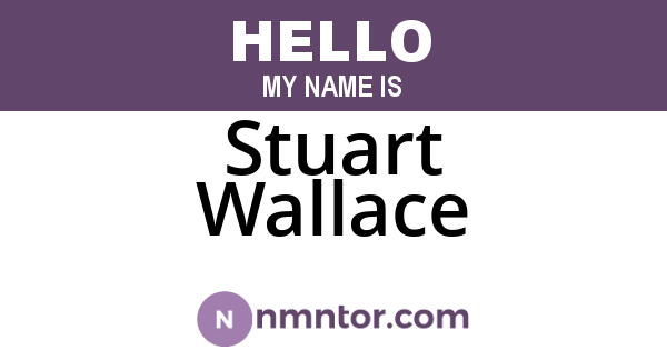 Stuart Wallace