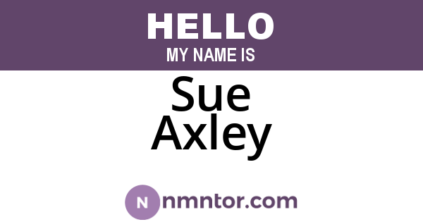 Sue Axley