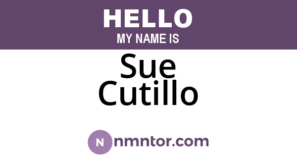 Sue Cutillo