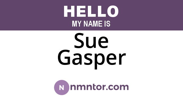 Sue Gasper