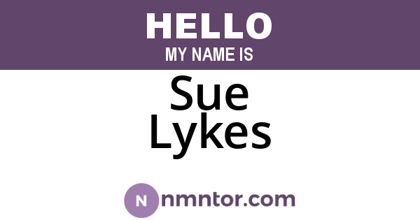 Sue Lykes