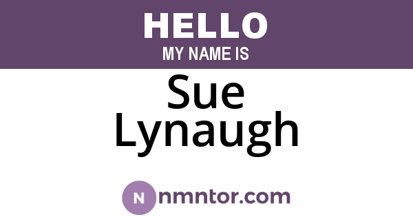 Sue Lynaugh