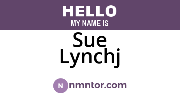 Sue Lynchj