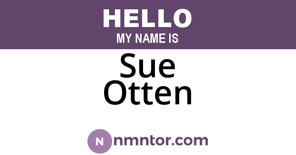 Sue Otten