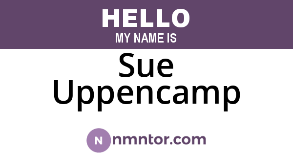 Sue Uppencamp