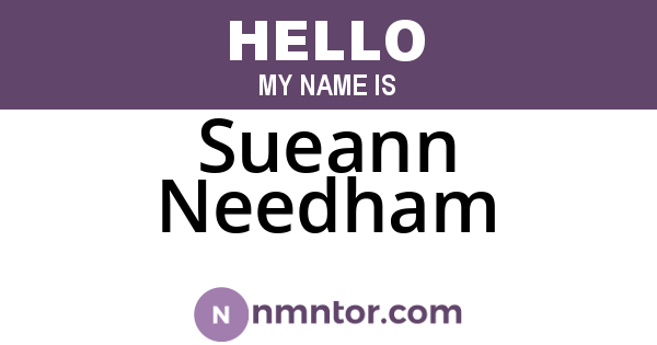 Sueann Needham