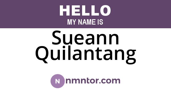 Sueann Quilantang