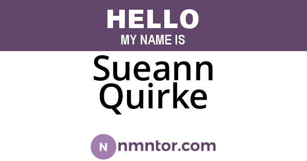 Sueann Quirke